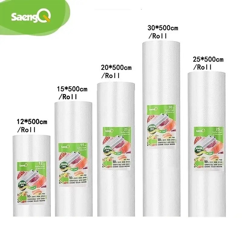 Meal Prep Vacuum Seal - SaengQ-Bolsas para sellador al vacío de