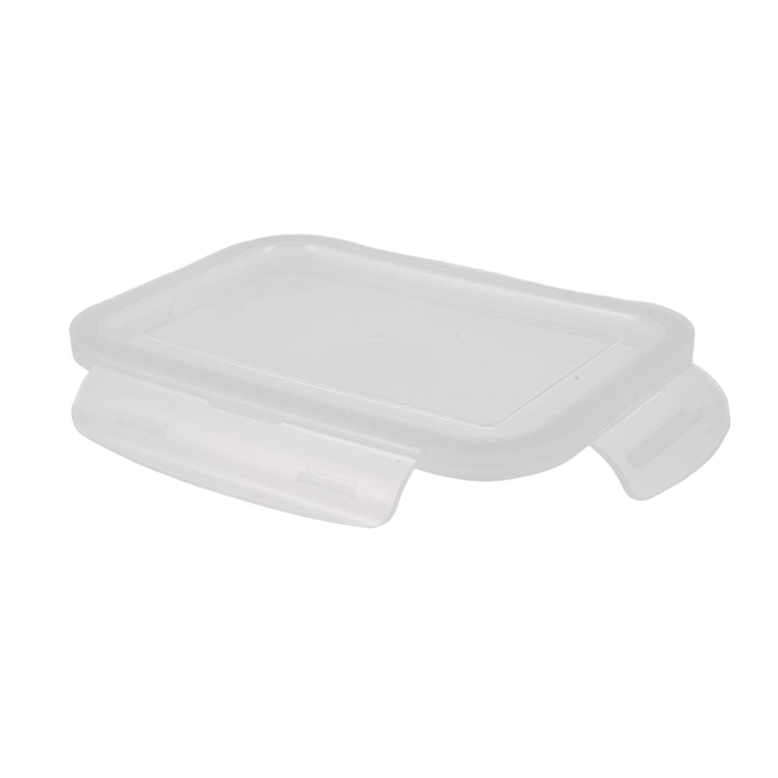 Meal Prep Glass Containers With Lids - Tapa de Silicona Hermética Rectangular para