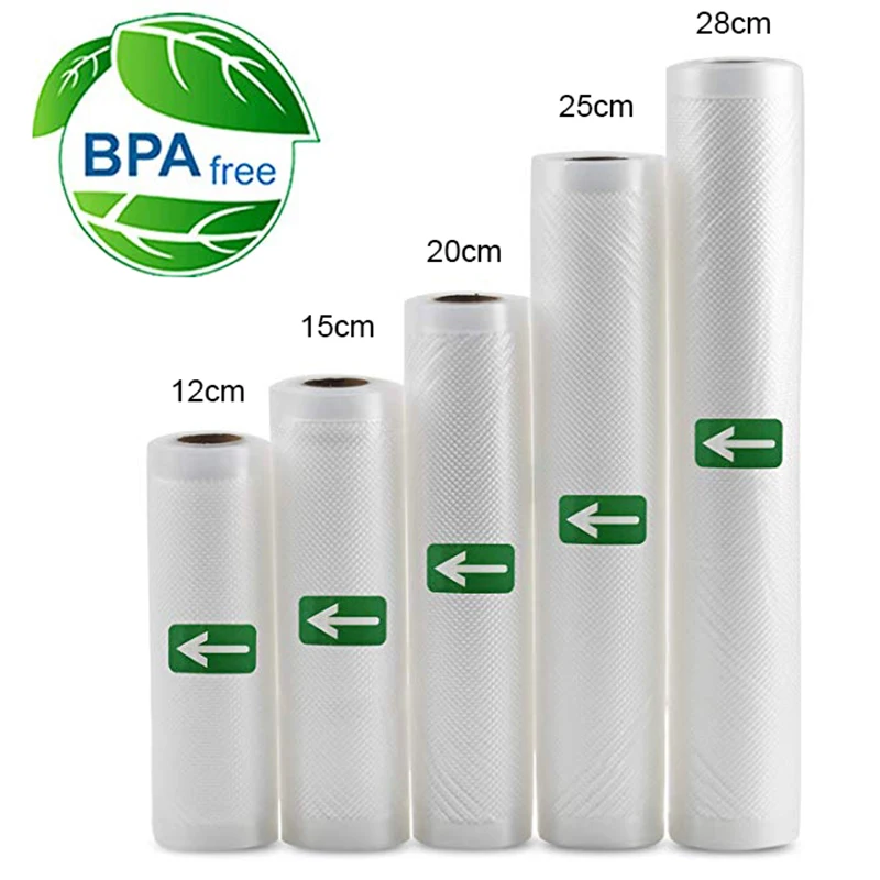 Meal Prep Vacuum Seal - Bolsas en rollo Sous Vide para