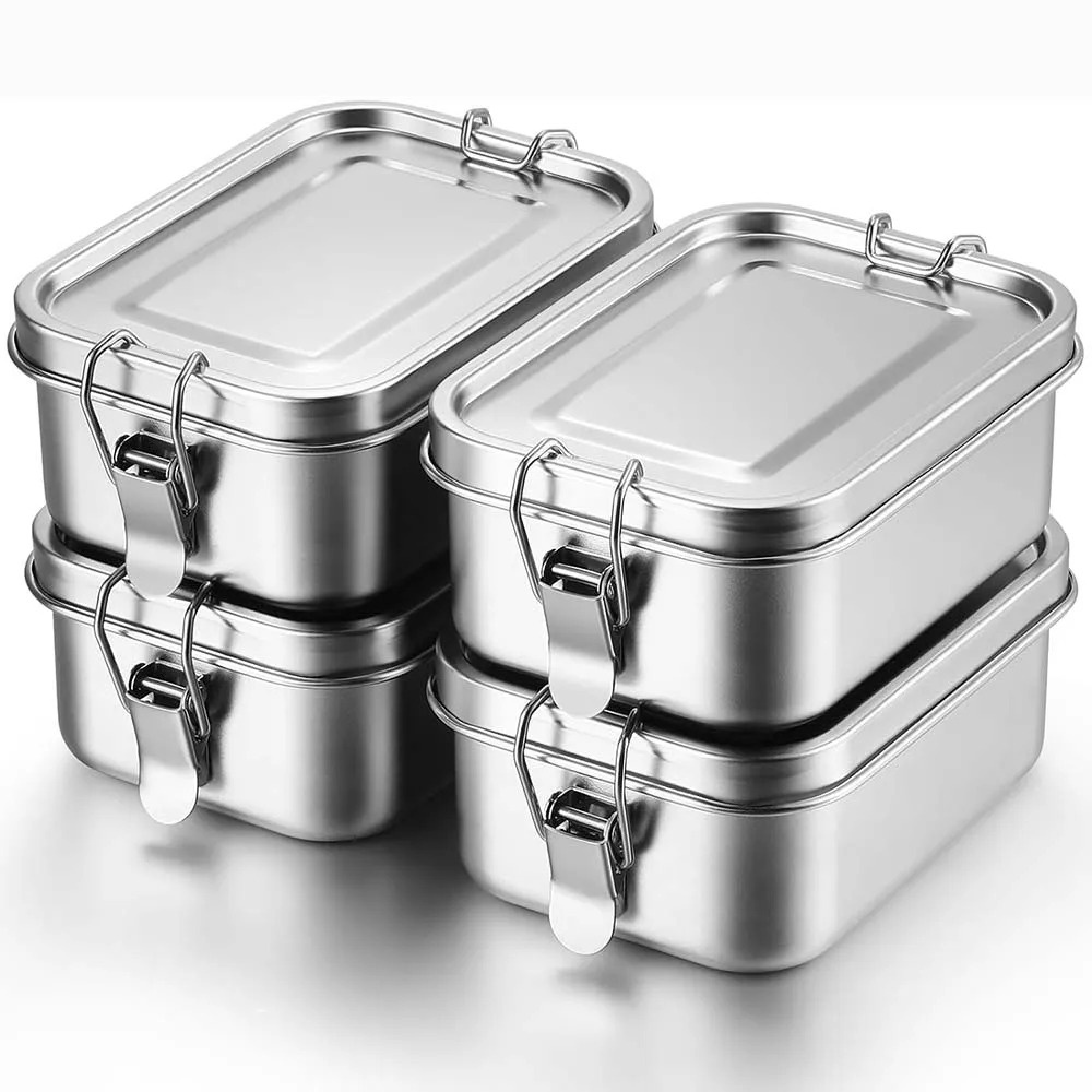 Meal Prep Tupperware - Caja Bento de acero inoxidable, fiambrera