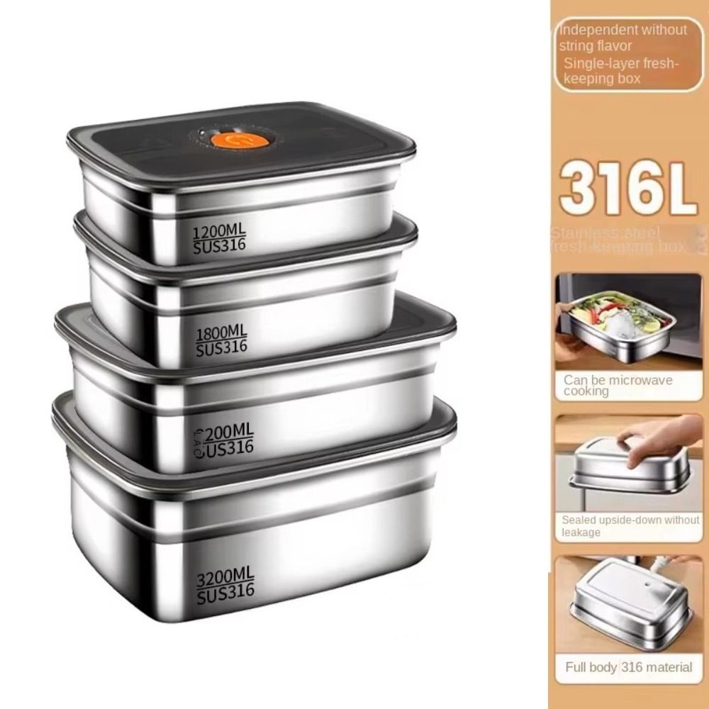 Fiambrera de Camping de acero  - Meal Prep Tupperware reseña y precio