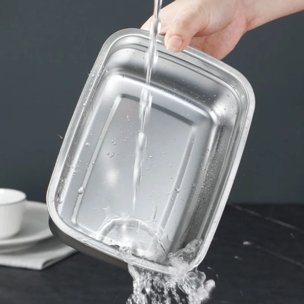 Fiambrera de Camping de acero  - Meal Prep Tupperware reseña y precio