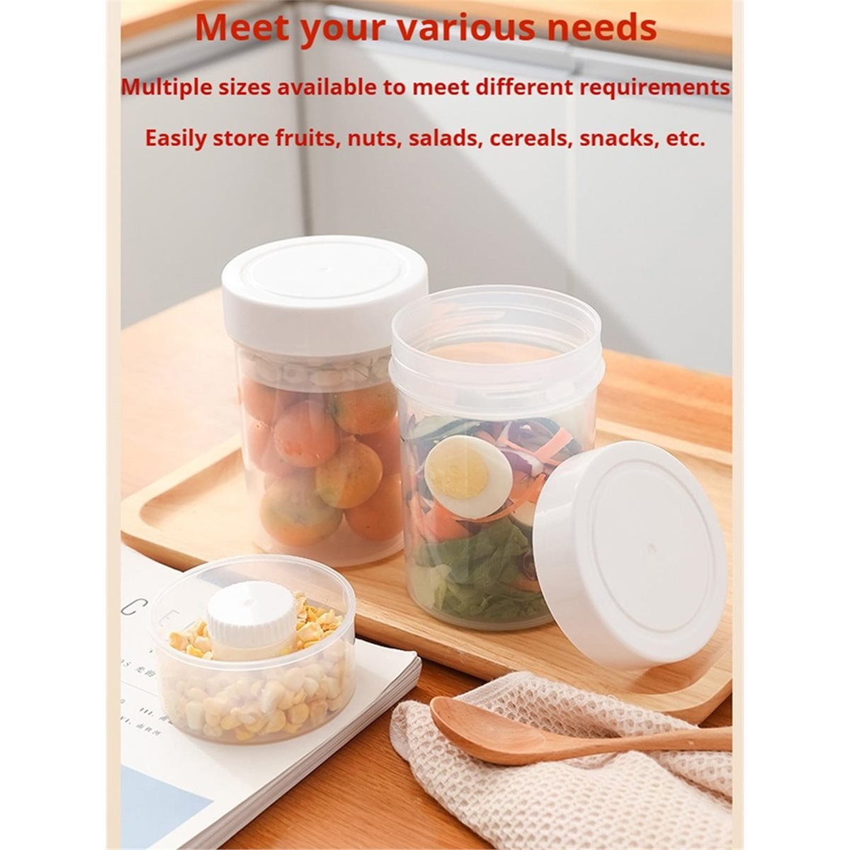 Frascos para ensalada a prueba - Meal Prep Jar Salad reseña y precio