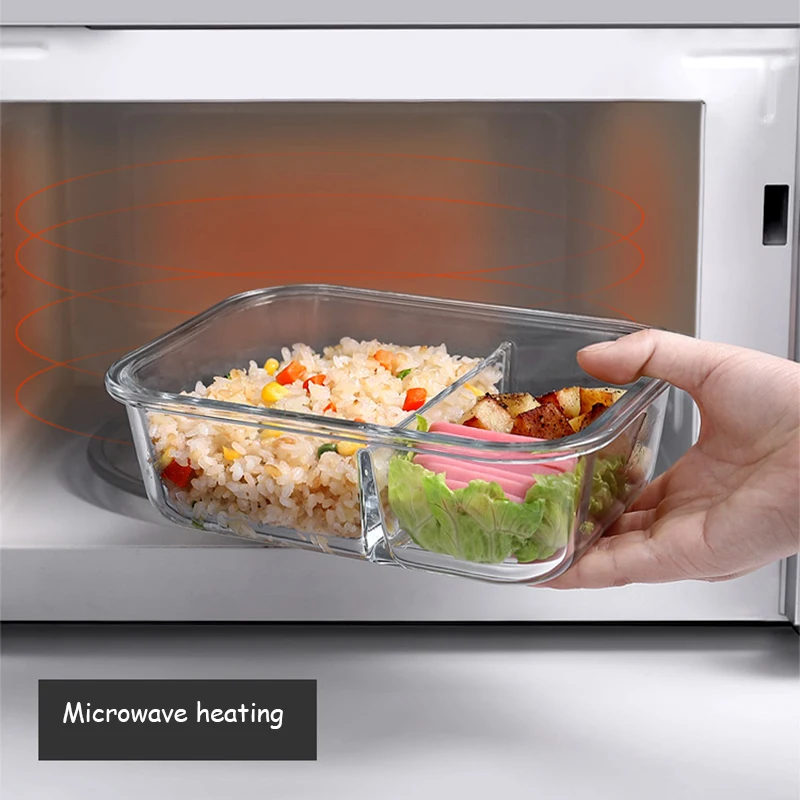 Fiambrera de vidrio sellada pa - Meal Prep Glass Containers With Lids reseña y precio