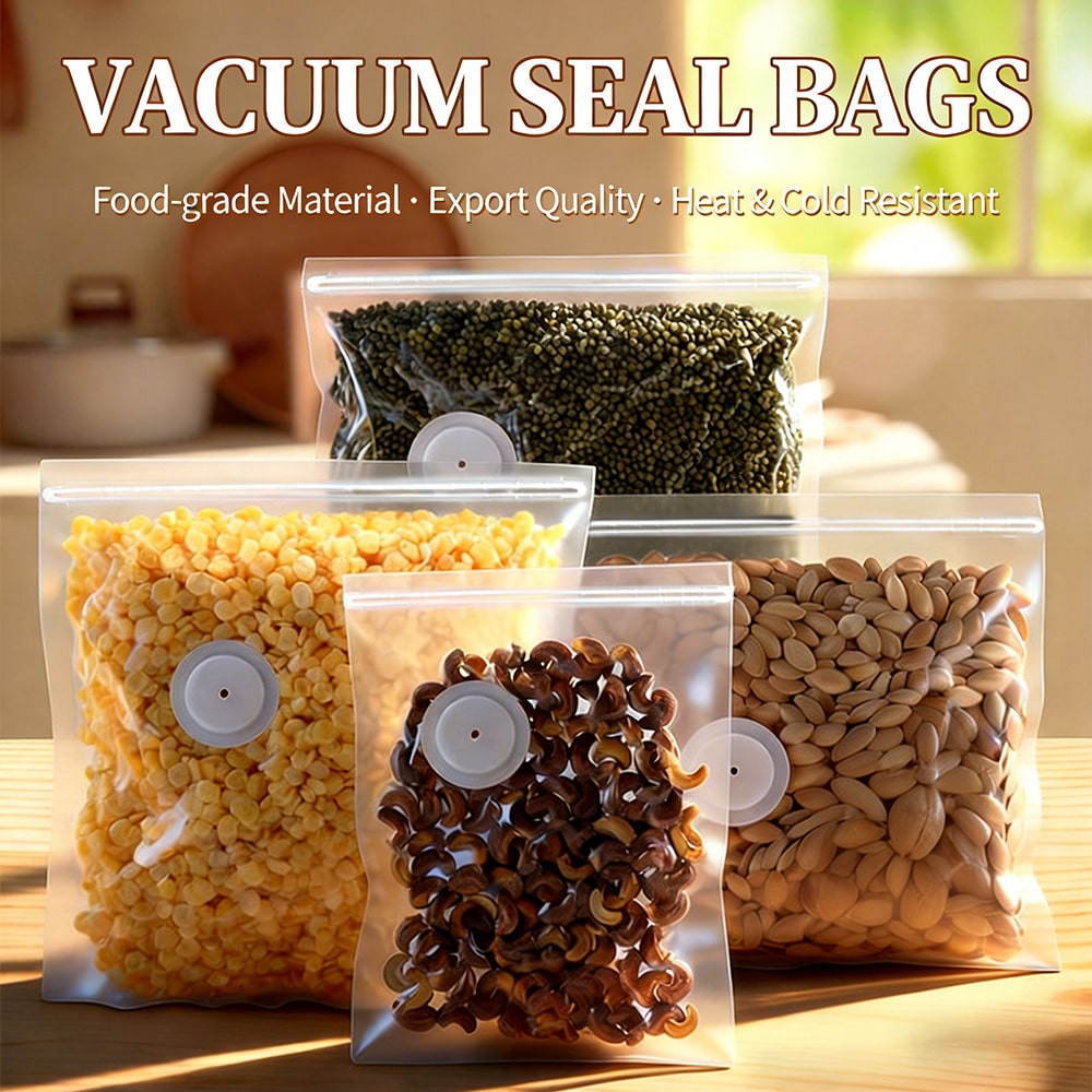 30 Bolsas de Vacío Reutilizabl - Meal Prep Vacuum Seal reseña y precio