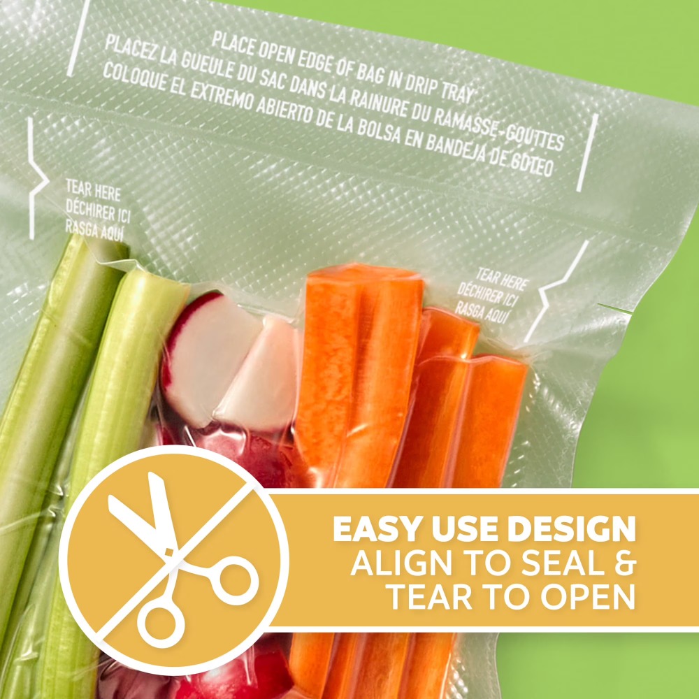 Bolsas de Vacío FoodSaver Pint - Meal Prep Vacuum Seal reseña y precio