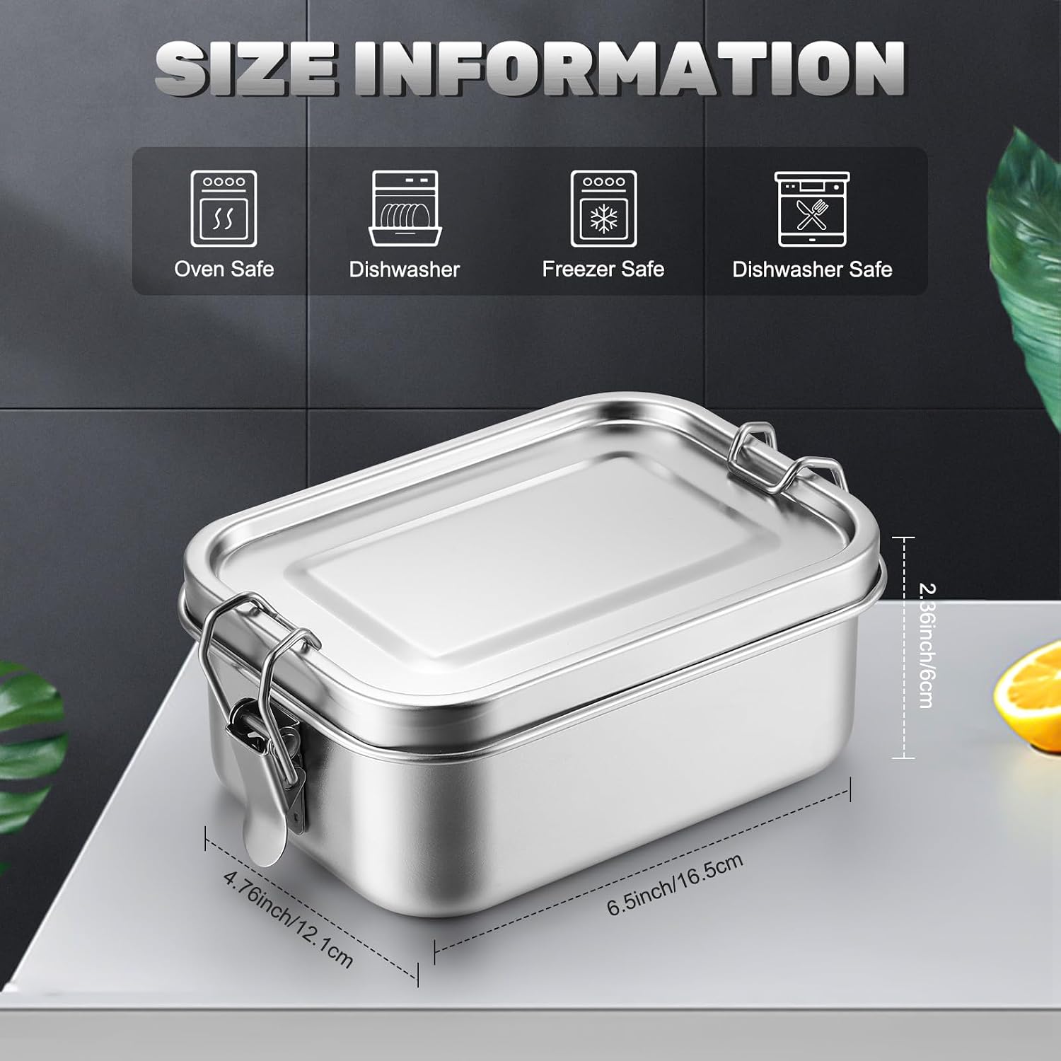 Recipientes de Acero Inoxidabl - Meal Prep Recipes reseña y precio