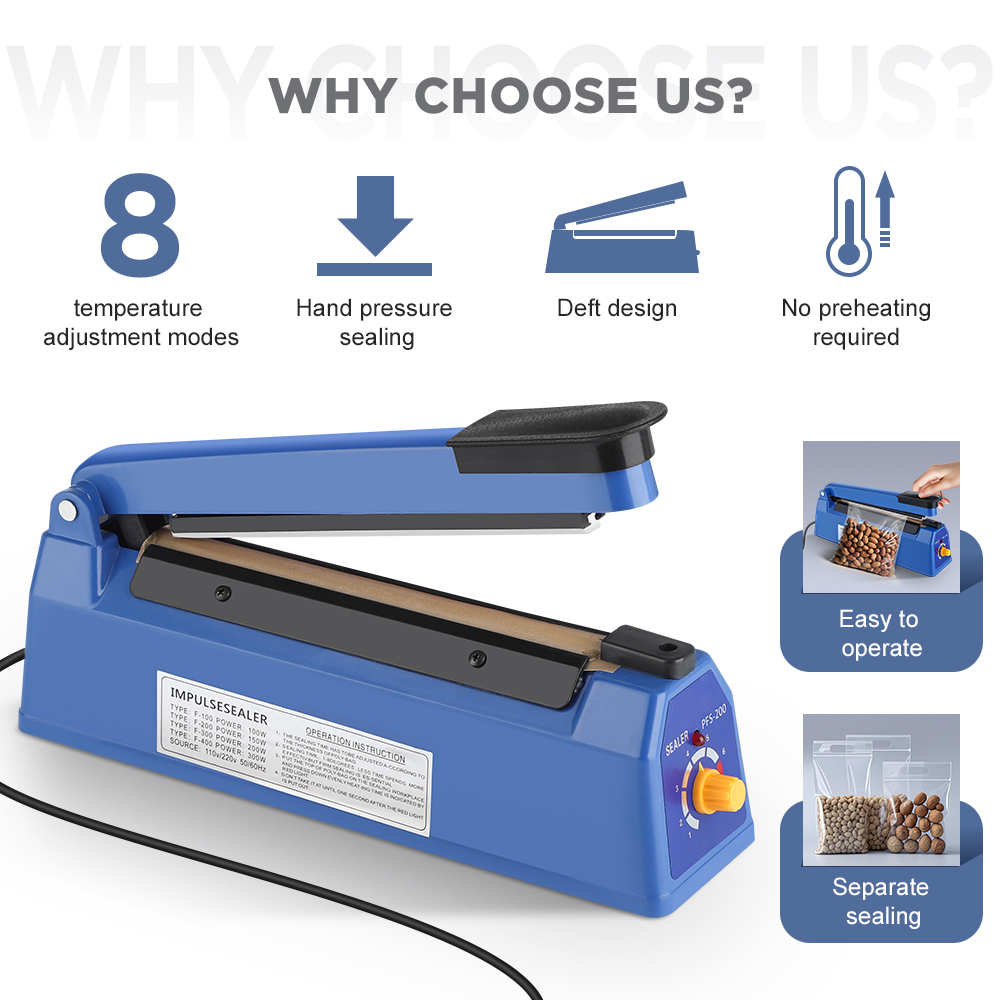 Máquina selladora de impulso p - Meal Prep Vacuum Seal reseña y precio