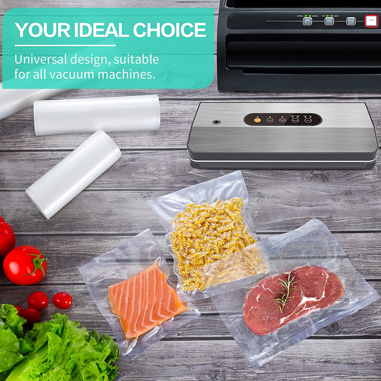Bolsas de Cocina para Envasado - Meal Prep Vacuum Seal reseña y precio