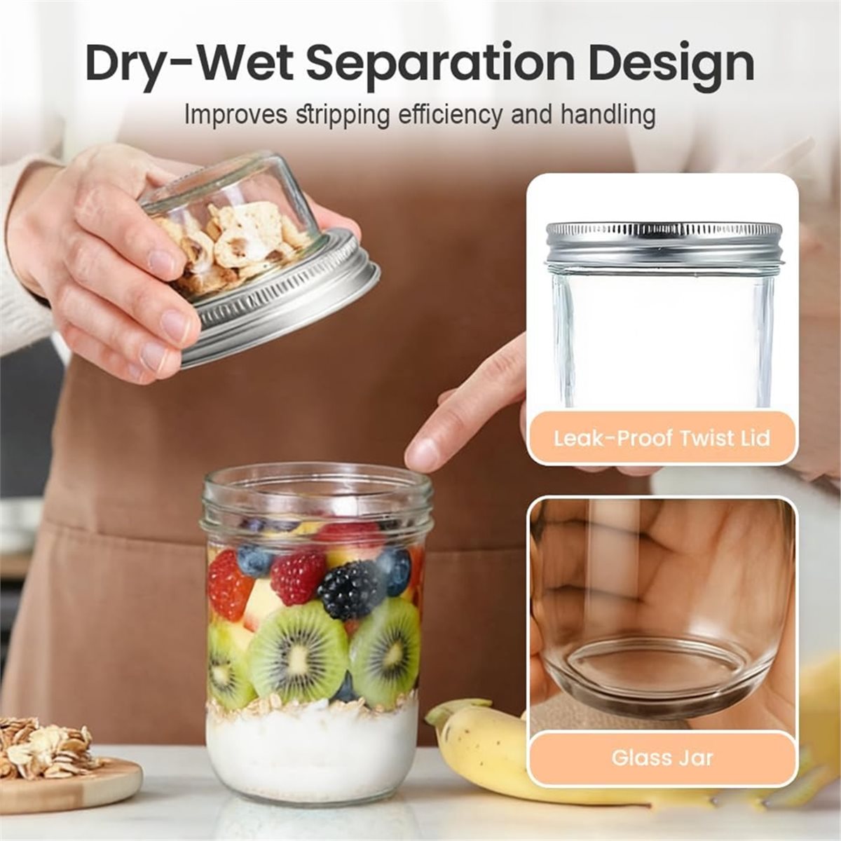 Recipientes BAAE para Overnigh - Meal Prep Glass Containers With Lids reseña y precio