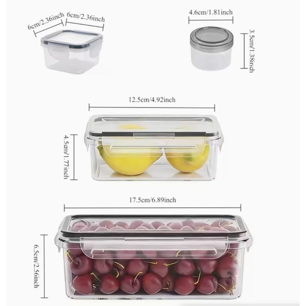 Juego de 4 Recipientes Transpa - Meal Prep Tupperware reseña y precio