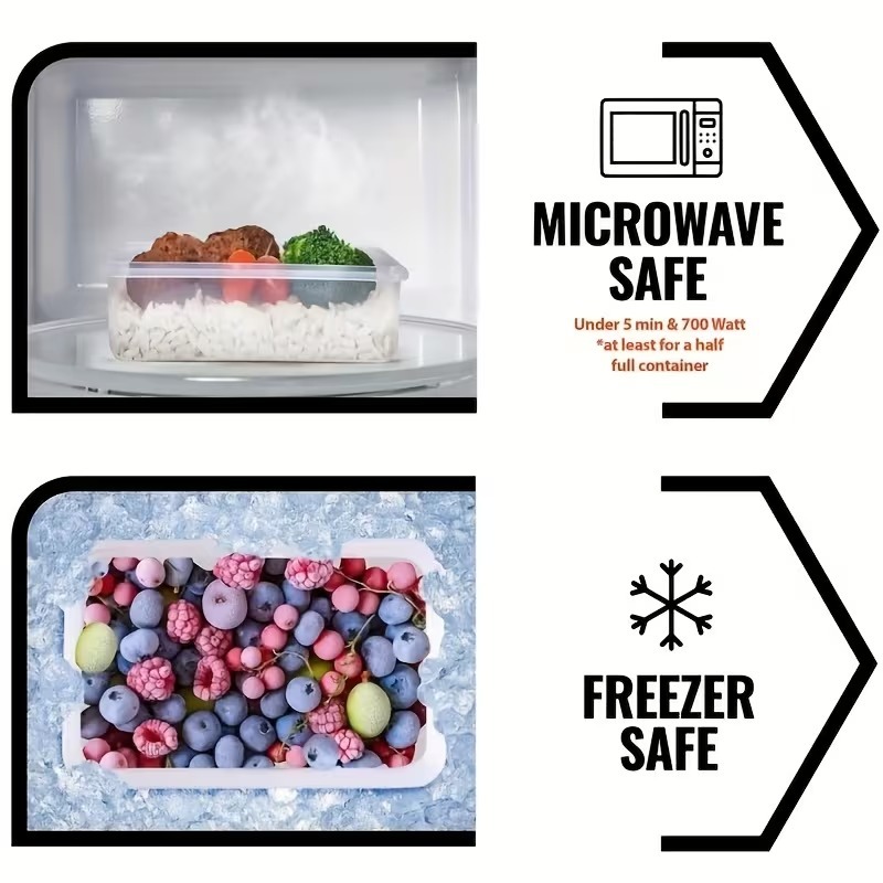 Juego de 4 Recipientes Transpa - Meal Prep Tupperware reseña y precio