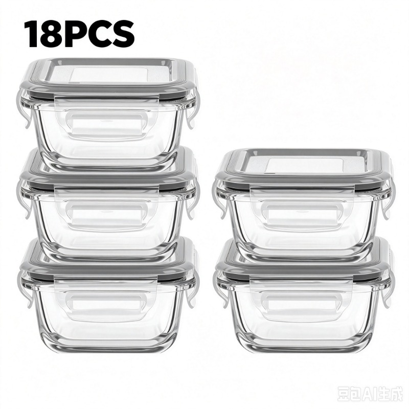 Juego de recipientes de vidrio - Meal Prep Glass Containers With Lids reseña y precio