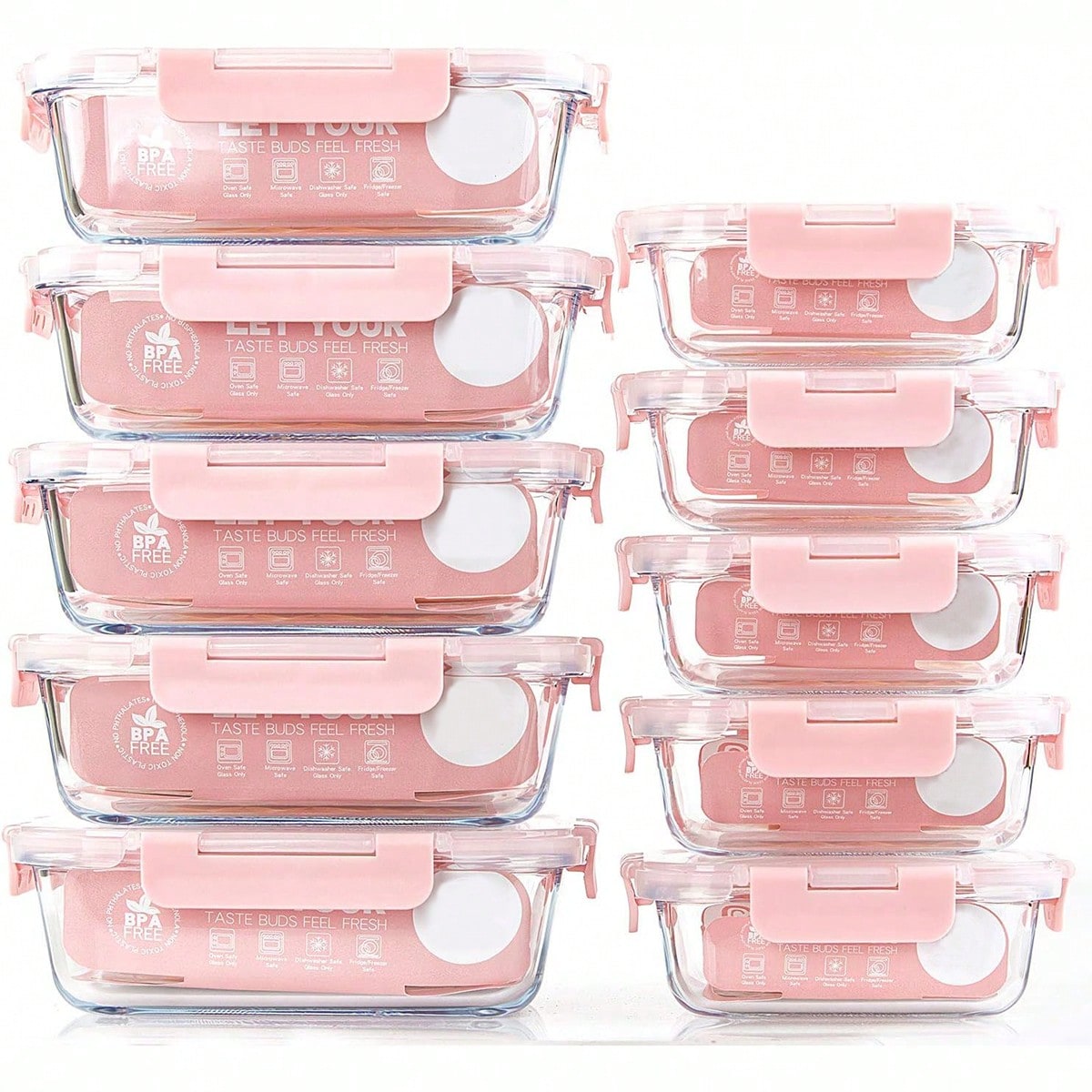 Paquete de 10 recipientes de v - Meal Prep Recipes reseña y precio