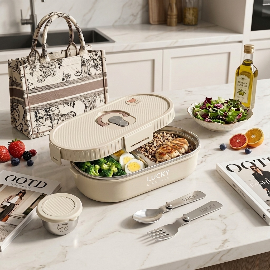 Lonchera Bento de Acero Inoxid - Meal Prep Recipes reseña y precio