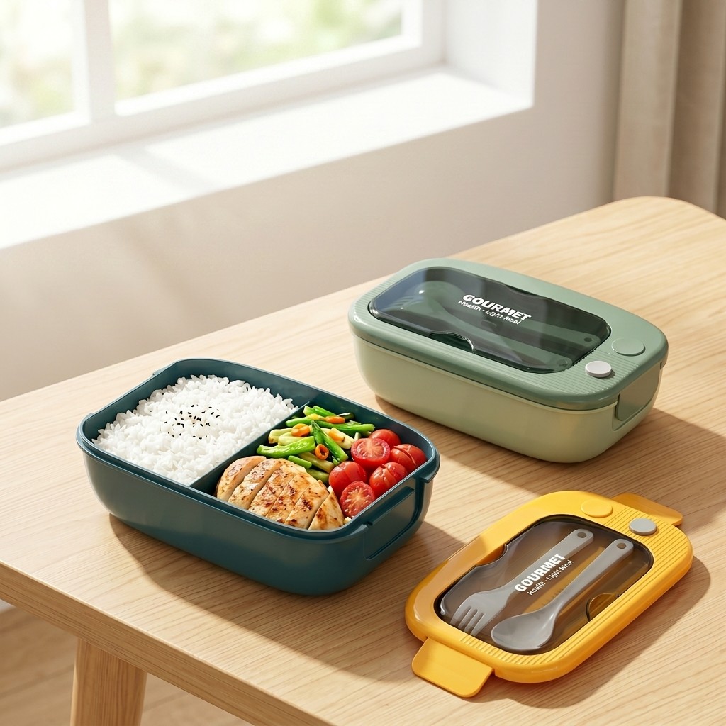 Lonchera Bento de Plástico Apt - Meal Prep Recipes reseña y precio