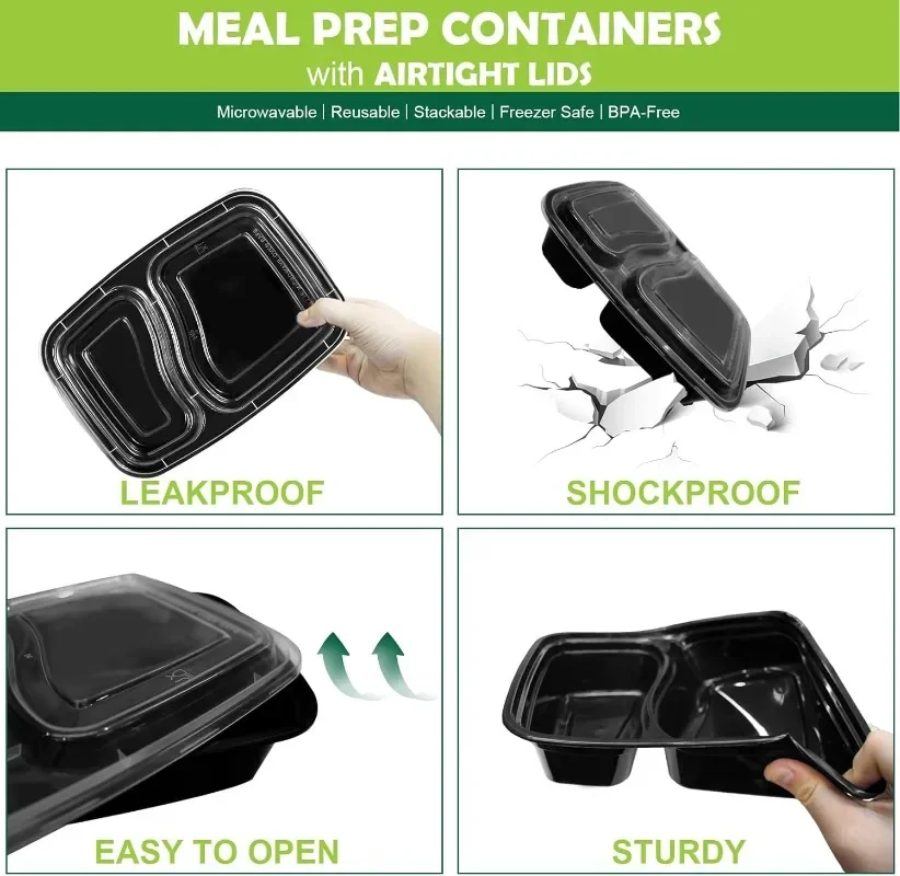 Fiambrera para llevar con tapa - Meal Prep Tupperware reseña y precio