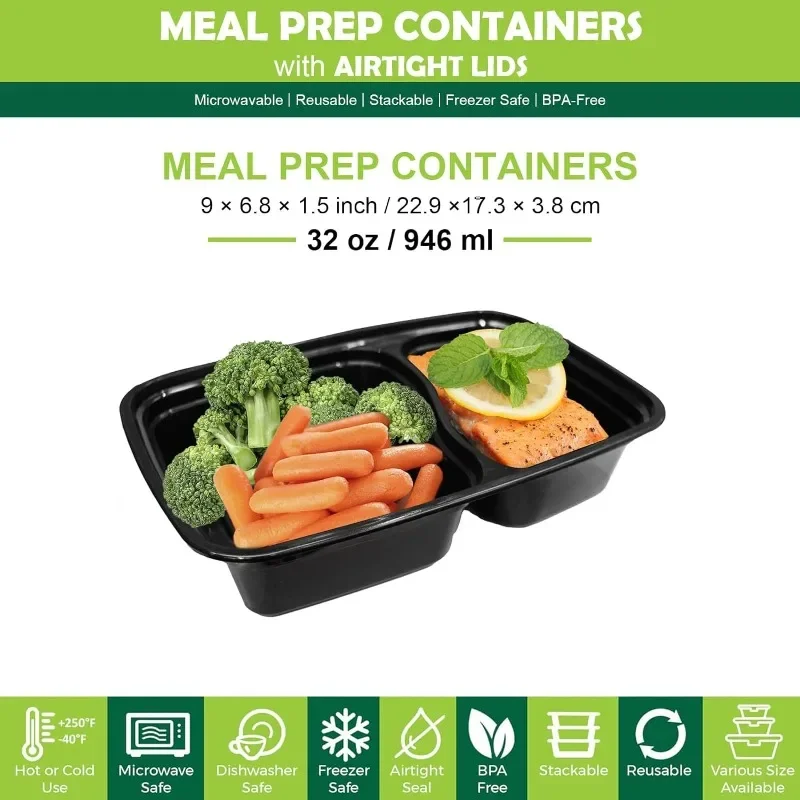 Fiambrera para llevar con tapa - Meal Prep Tupperware reseña y precio