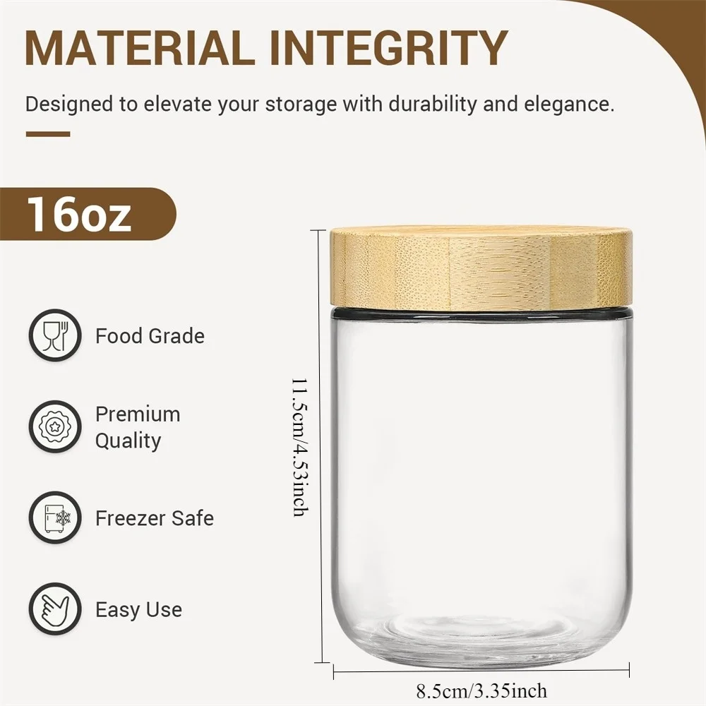 Paquete de 4 recipientes de 16 - Meal Prep Glass Containers With Lids reseña y precio