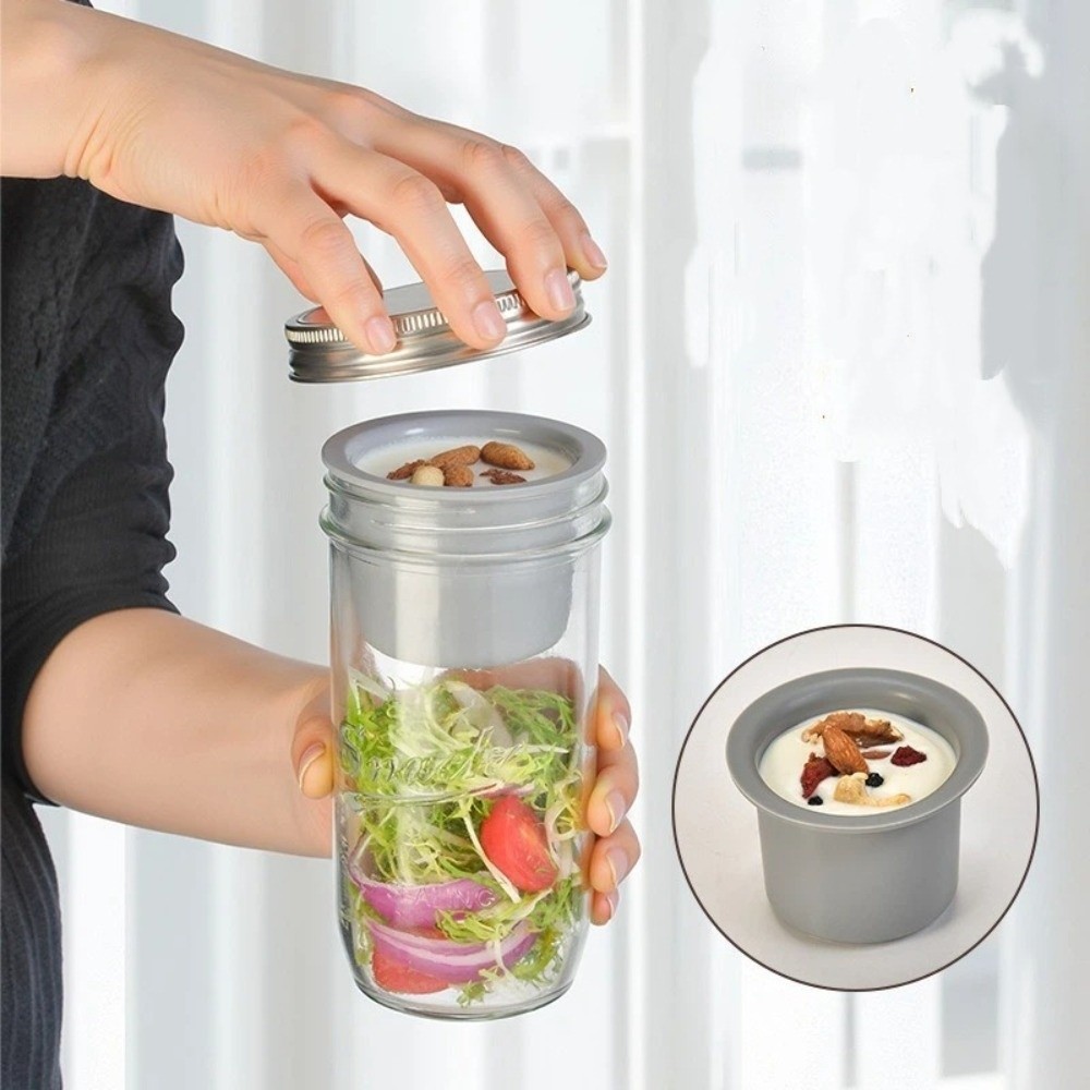 Frascos de Vidrio para Ensalad - Meal Prep Jar Salad reseña y precio