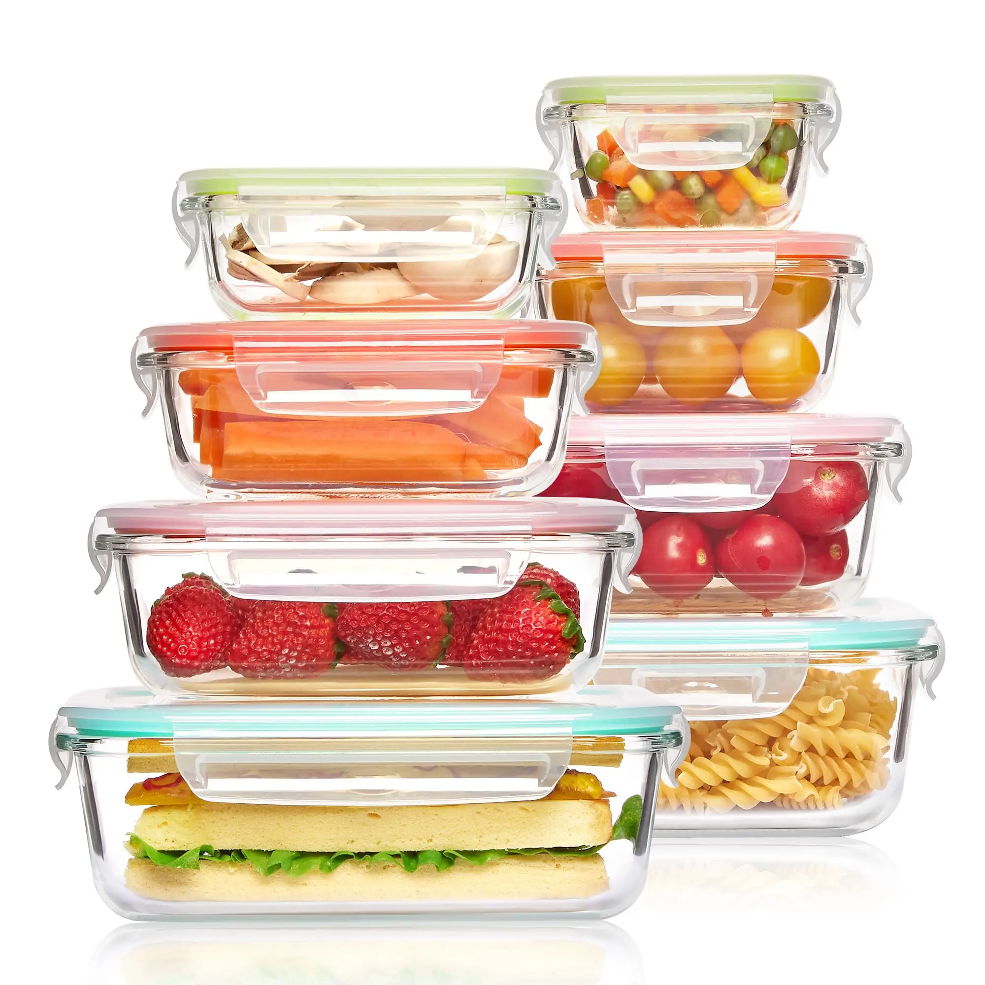 Fiambrera de vidrio, contenedo - Meal Prep Recipes reseña y precio