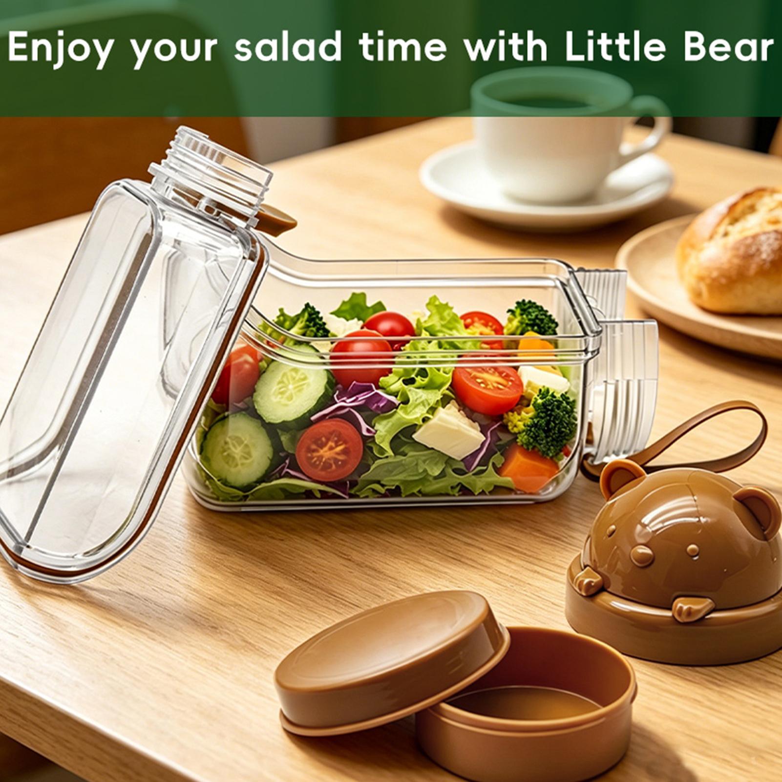 Recipientes portátiles a prueb - Meal Prep Jar Salad reseña y precio
