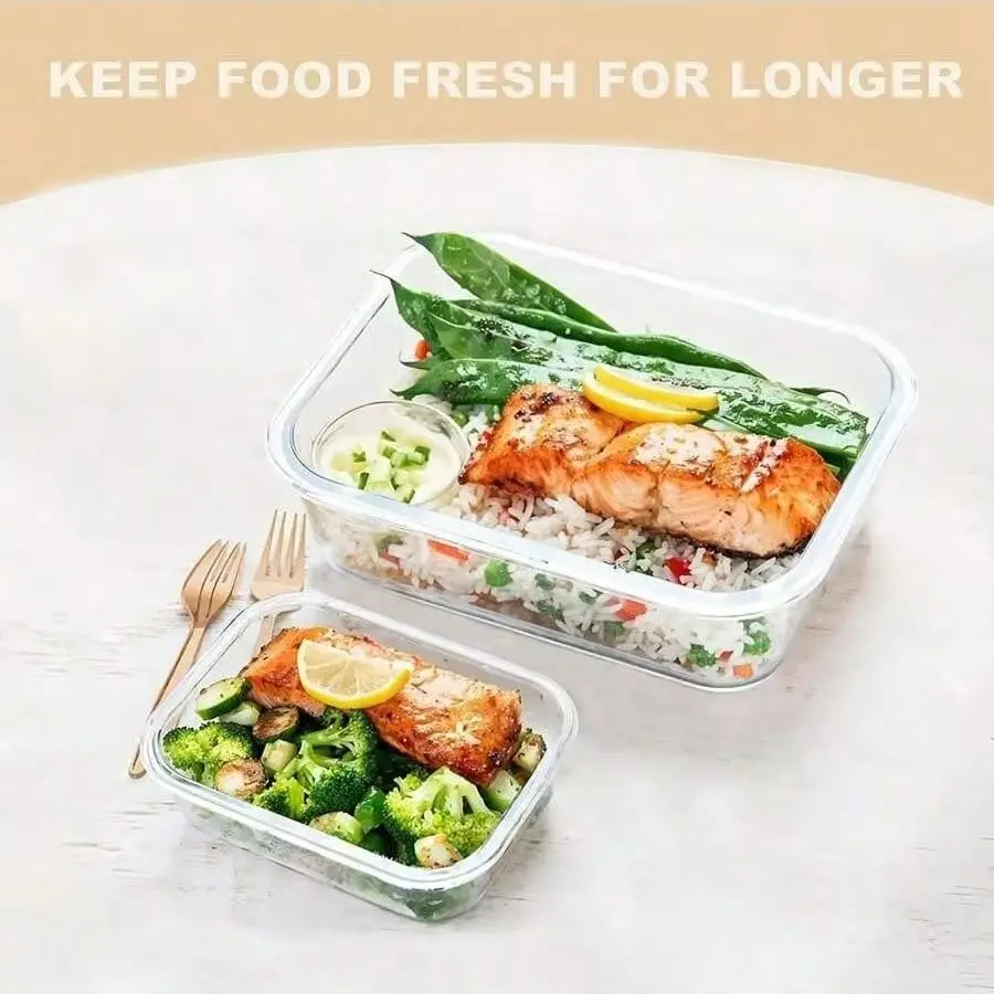 Contenedor de vidrio para alma - Meal Prep Glass Containers With Lids reseña y precio
